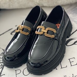 Chain decor chunky shoes